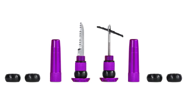 Muc-Off Stealth Tubeless Puncture Repair Plugs - Purple - Bar End Storage
